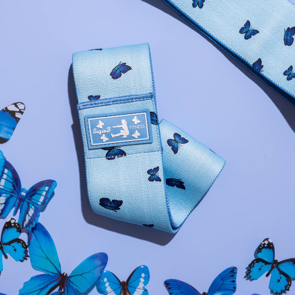 BLUE BUTTERFLY GLUTE BAND