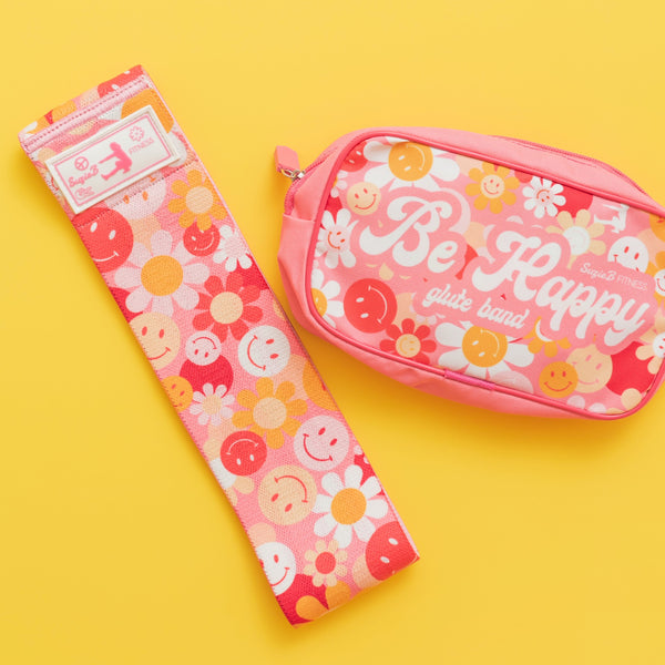 PINK BE HAPPY GLUTE BAND