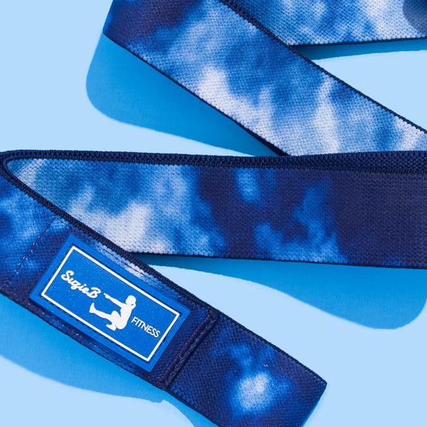 NAVY TIE DYE LONG BAND