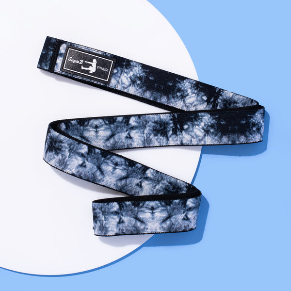 BLACK & WHITE TIE DYE LONG BAND