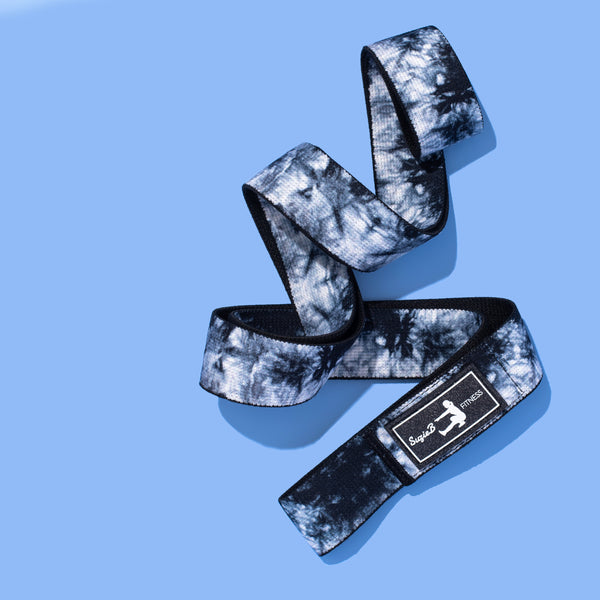 BLACK & WHITE TIE DYE LONG BAND